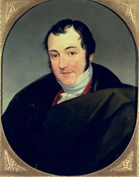 Porträt von Karl Thomas Mozart (1784-1858), älterer Sohn von Wolfgang Amadeus Mozart (1756-91), um 1840